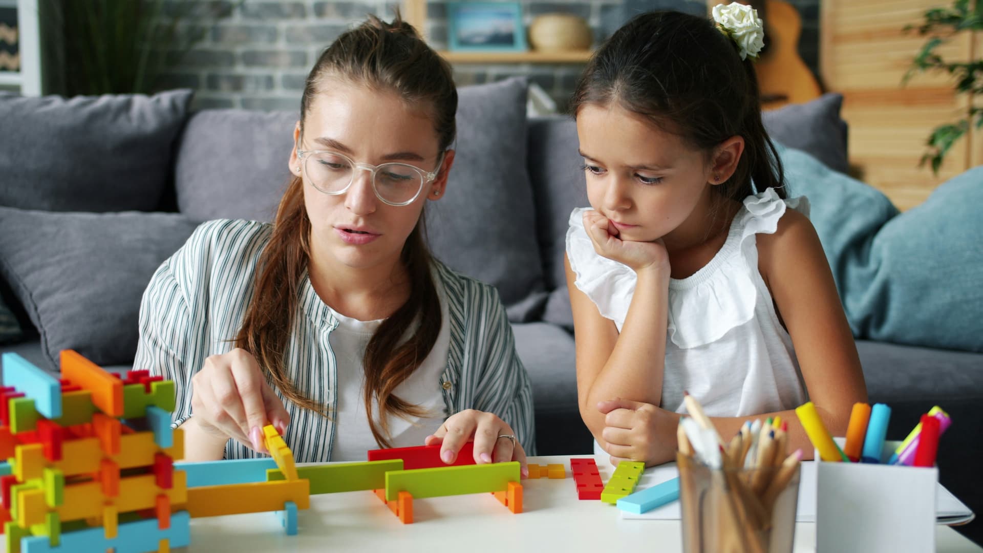 Children at play in a daycare